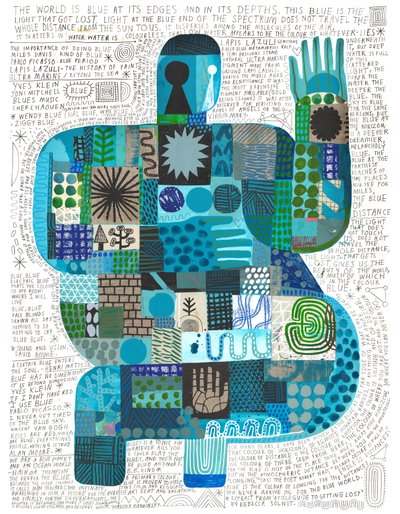 Blauw aan de Randen door David Shillinglaw