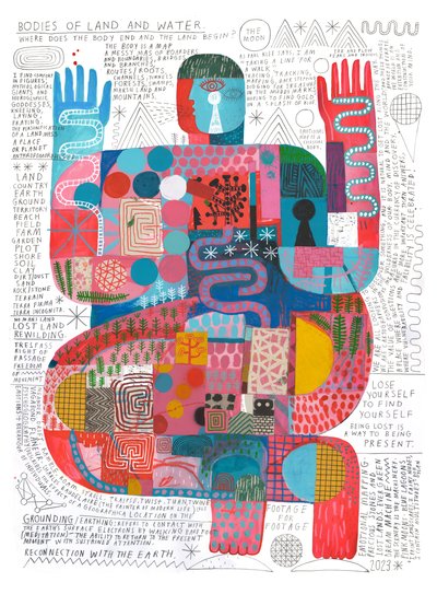 Lichamen van Land en Water 2, 2023 door David Shillinglaw