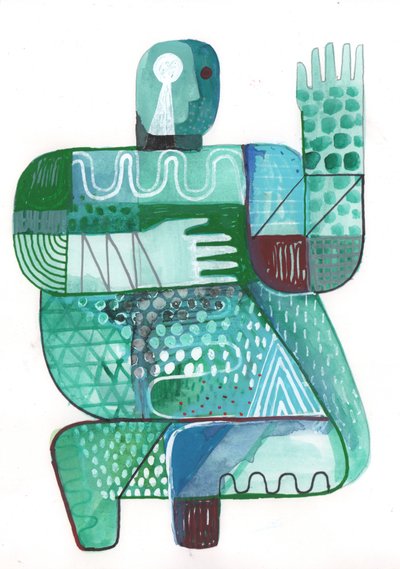 Lichamen van land en water 2, 2023 door David Shillinglaw