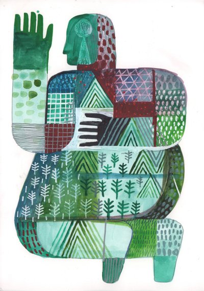 Lichamen van Land en Water 3, 2023 door David Shillinglaw