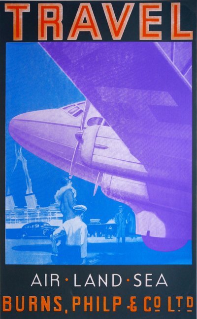 Reizen: Lucht, Land, Zee (Blauw) door David Studwell