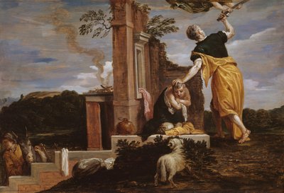 Abrahams offer van Isaak, 1654-1656 door David Teniers II