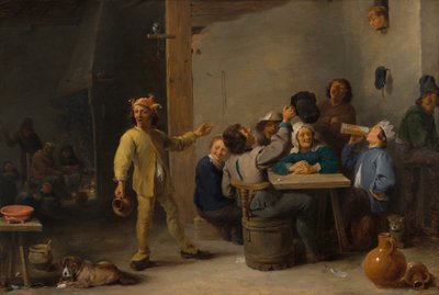 Boeren vieren Driekoningen, 1635 door David Teniers II
