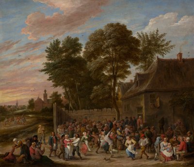 Boeren Dansen en Feesten door David Teniers II
