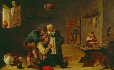 Chirurgische Operatie door David Teniers the Elder