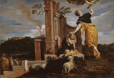Abrahams offer van Isaak door David Teniers the Younger