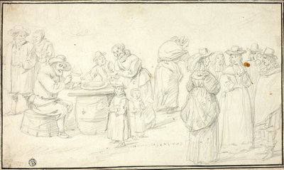 Studie voor Country Festival bij Antwerpen door David Teniers the Younger