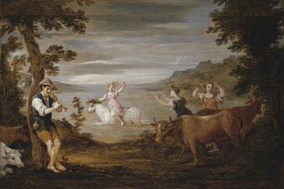 De verkrachting van Europa door David Teniers the Younger