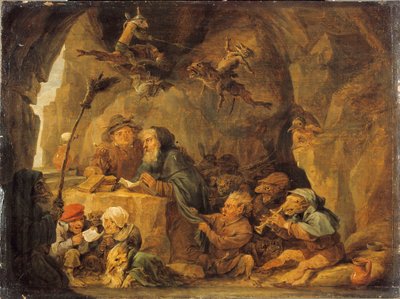 De Verleiding van Sint Antonius, ca. 1650 door David Teniers the Younger