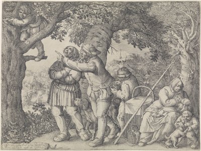 De Nestuithaler door David Vinckboons (I)