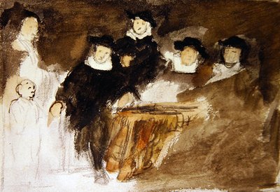 Een Herinnering aan een schilderij van Bol door David Wilkie