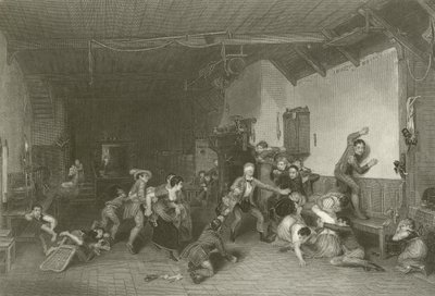 Blindemannetje door David Wilkie
