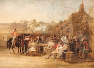 Chelsea-pensionarissen lezen het Waterloo-bericht, 1819 door David Wilkie