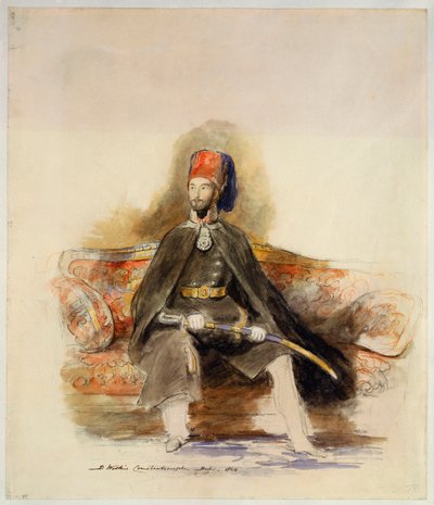 Portret van Abd-Ul-Mejid, Sultan van Turkije, 1840 door David Wilkie