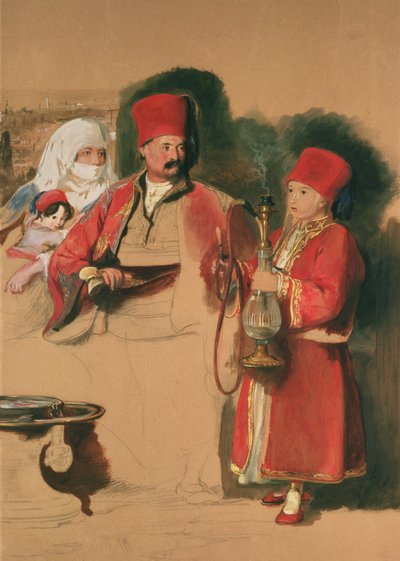 Portret van Sotiri, 19e eeuw door David Wilkie