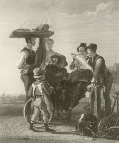 Het nieuws lezen door David Wilkie