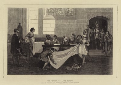 De Arrestatie van Anne Boleyn door David Wilkie