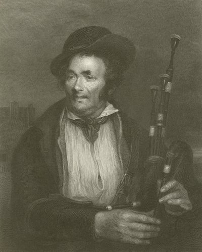De doedelzakspeler door David Wilkie