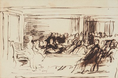 De eerste raad van koningin Victoria door David Wilkie