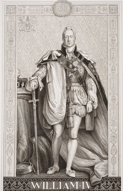 William IV (1765-1837) uit `Illustrations of English and Scottish History