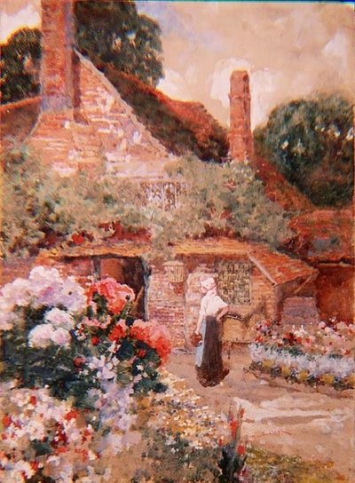 Een Kentish Cottage, nabij Edenbridge door David Woodlock