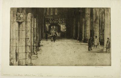 Glasgow Kathedraal Scherm door David Young Cameron