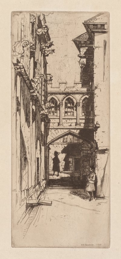 In Stirling Castle of Een Schots Paleis, 1899 door David Young Cameron