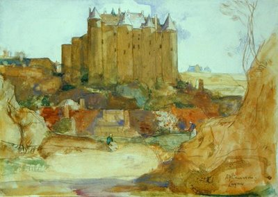 Luynes aan de Loire door David Young Cameron