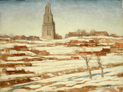Mount St. Eloi, Winter door David Young Cameron