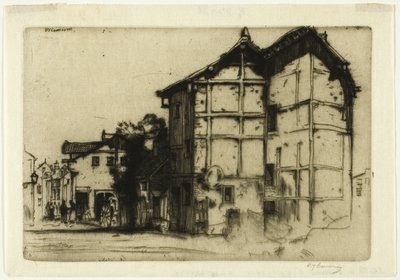 Schets in La Roche door David Young Cameron