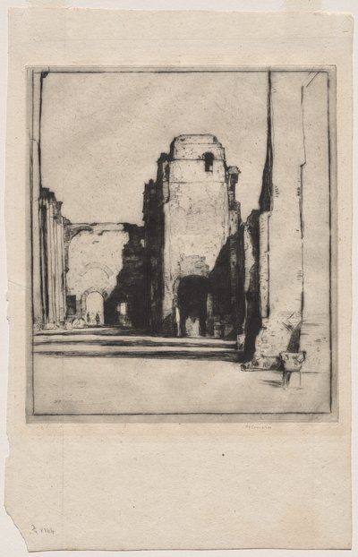 Tepidarium, Baden van Caracalla door David Young Cameron