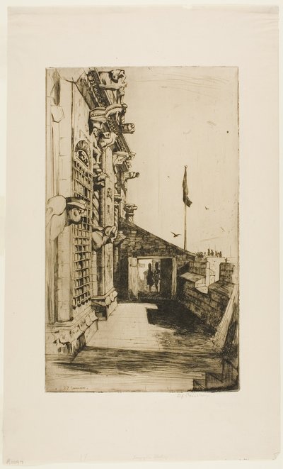 De waterspuwers, Stirling Castle door David Young Cameron