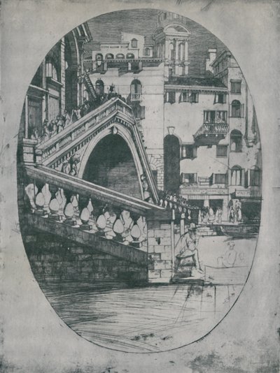 De Rialto, c1900, 1925 door David Young Cameron