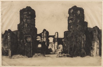 Thermen van Caracalla, 1923 door David Young Cameron