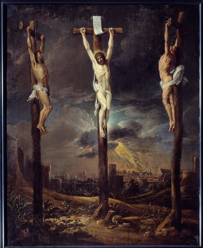 De Calvarie door David the Elder Teniers