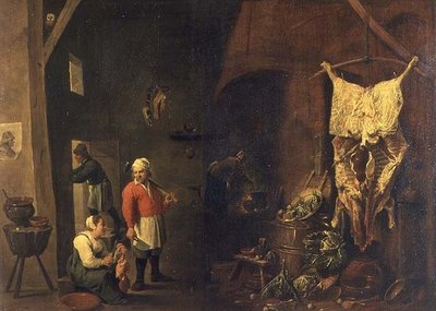 Het Interieur van een Rustiek Huis, c.1640 door David the Elder Teniers