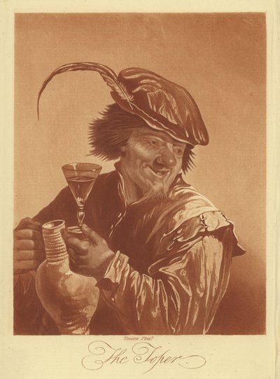 De drinker door David the Younger (after) Teniers
