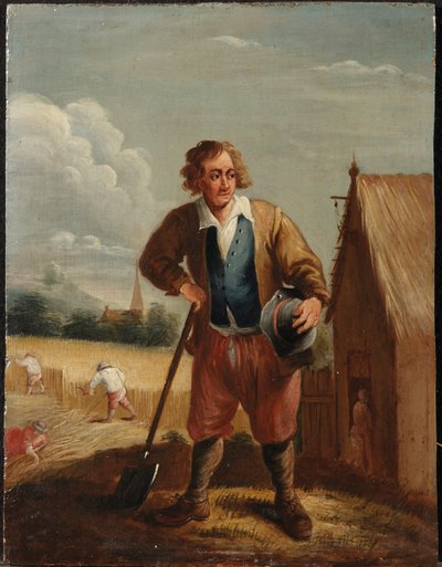 Een Allegorie van de Vier Elementen: Aarde door David the Younger (follower of) Teniers
