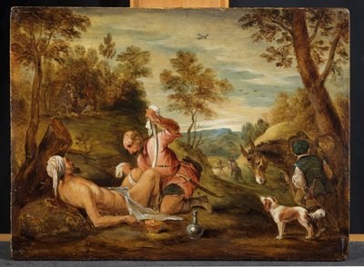 De Barmhartige Samaritaan door David Teniers the Younger