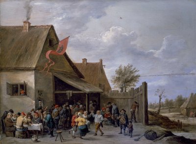 Kermis op Sint-Jorisdag door David Teniers the Younger
