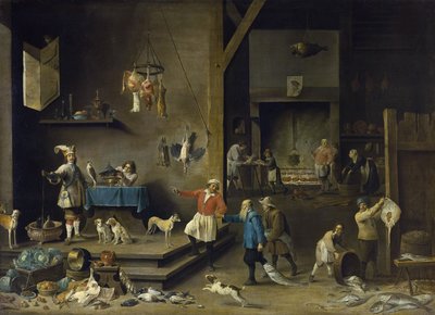 Keuken door David Teniers the Younger