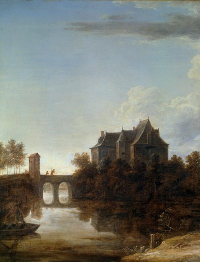 Het kasteel van Teniers in Perck in Nederland door David Teniers the Younger