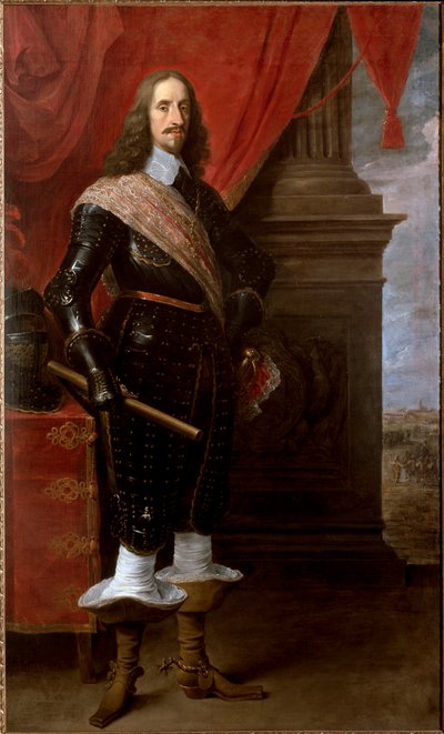 Portret van aartshertog Leopold Wilhelm van Oostenrijk, voor het beleg van Gravelines in 1652 door David Teniers the Younger
