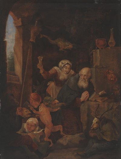 Verleiding van St. Antonius door David Teniers the Younger