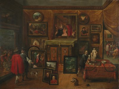Het Interieur van een Schilderijengalerij, ca. 1640 door David Teniers the Younger