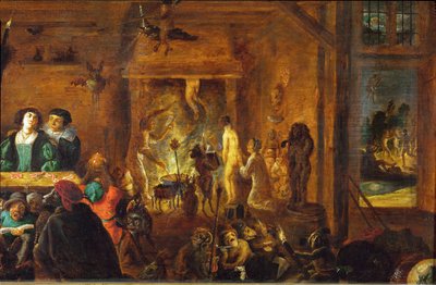 Heksen sabbat door David the Younger Teniers