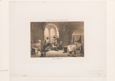 Karolingisch interieur door David van der Kellen