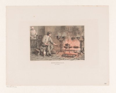 Keukengerei, 14e eeuw door David van der Kellen
