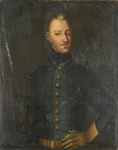 Karel XII (1682-1718), Koning van Zweden door David von Krafft (copy after)