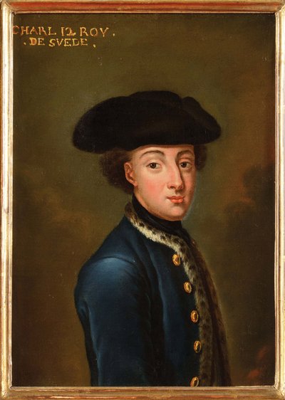 Portret van koning Karel XII van Zweden (1682-1718) door David von Krafft